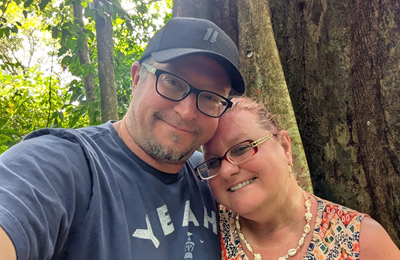 Jay and Dena in Costa Rica